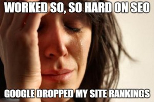 Why My Google Ranking Drop - Organic ranking