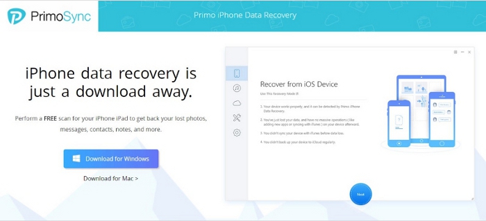 primo iphone data recovery full