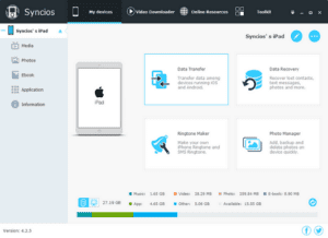 syncios data recovery free contacts csv vcf