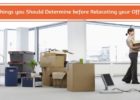 Things you Should Determine before Relocating your Office
