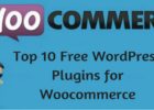 Top 10 Free WordPress Plugins for Woocommerce 2017