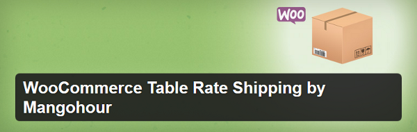 WooCommerce Table Rate Shipping by Mangohour