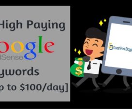 high paying google adsense keywords earn online