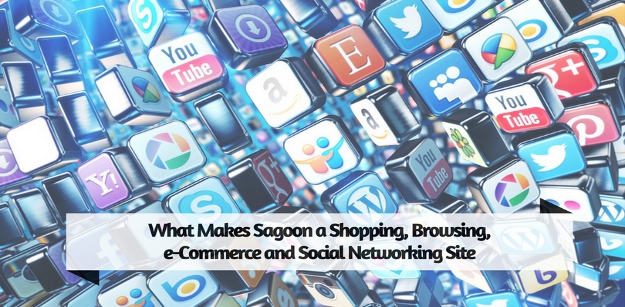 What makes Sagoon a shopping, browsing, e-commerce and social networking site