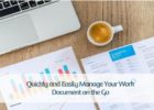 Quickly and Easily Manage Your Work Document on the Go