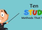 Ten Study Methods That Work