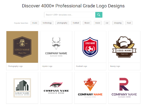 First, Start with a Logo Template