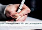 Popular Law Entrance Tests in India after 12th and Graduation