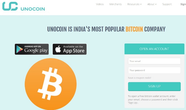 Unocoin - Indian Bitcoin Exchange