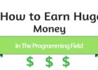 How to Earn Huge Money in the Programming Field