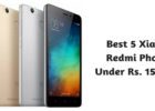 Best 5 Xiaomi Redmi Phones