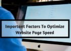 Important Factors To Optimize Website Page Speed