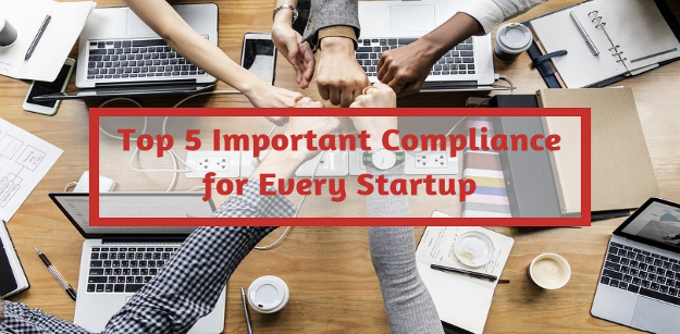 Top 5 Important Compliance for Every Startup