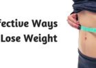 Effective Ways to Lose Weight