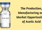 The Production, Manufacturing and Market Opportunities of Acetic Acid