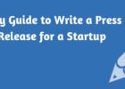 Easy Guide to Write a Press Release for a Startup