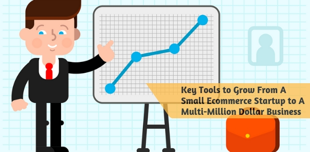 Key Tools to Grow From A Small Ecommerce Startup to A Multi-Million Dollar Business