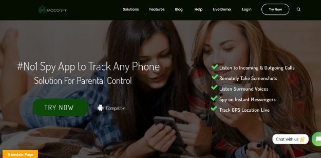 Spy app - remotely track android phone MocoSpy