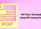 PDF Files - The Benefits of Using PDF Among Students