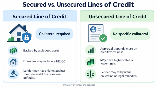 Secured vs. Unsecured Lines of Credit