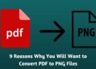 9 Reasons Why You Will Want to Convert PDF to PNG Files