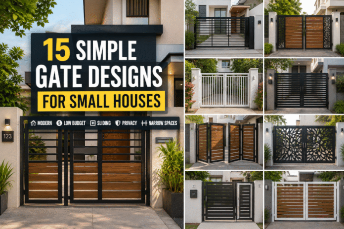 15 Simple Gate Designs for Small Houses