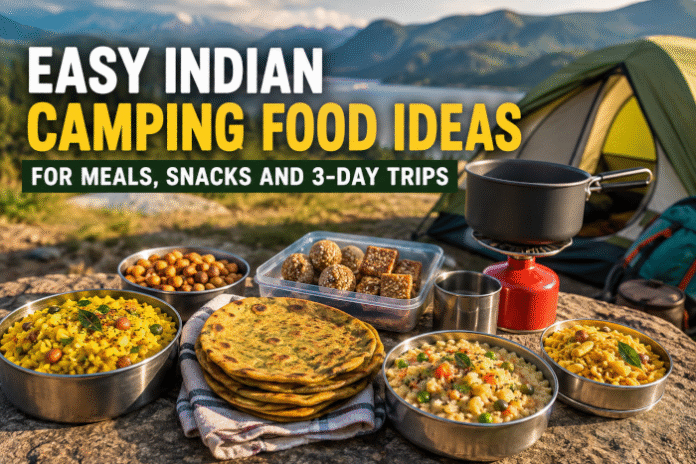 Easy Indian Camping Food Ideas for Meals, Snacks and 3-Day Trips