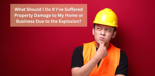 what should i do if ive suffered property damage to my home or business due to the explosion