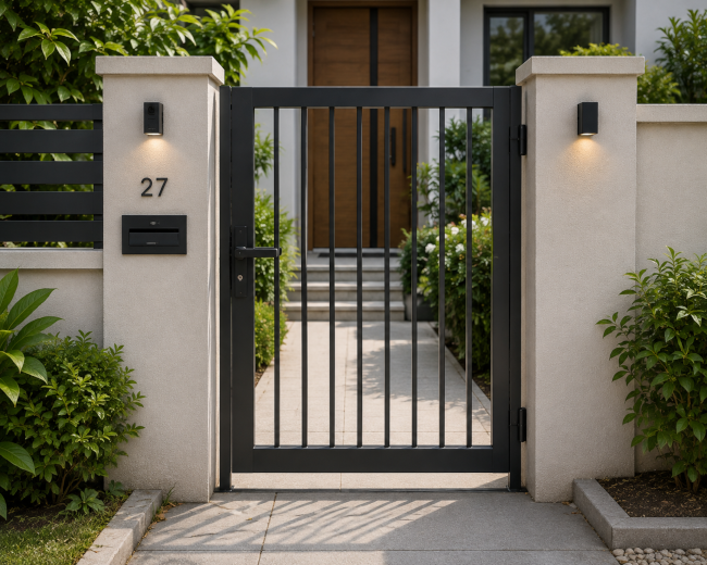 Single gate design for a small home