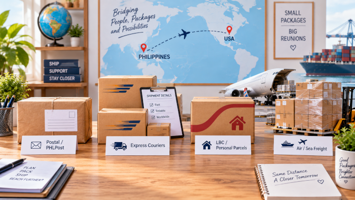 Shipping options from the Philippines to the USA