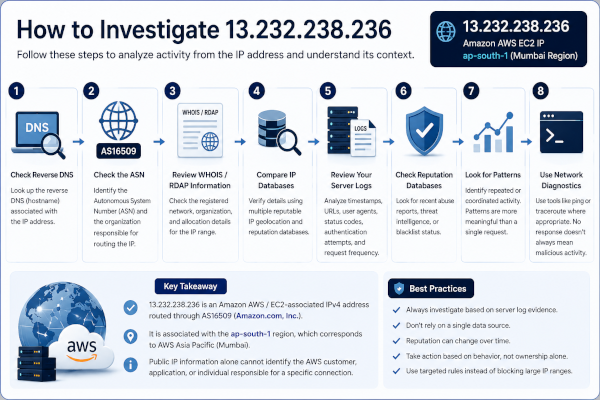 How to Investigate13.232.238.236