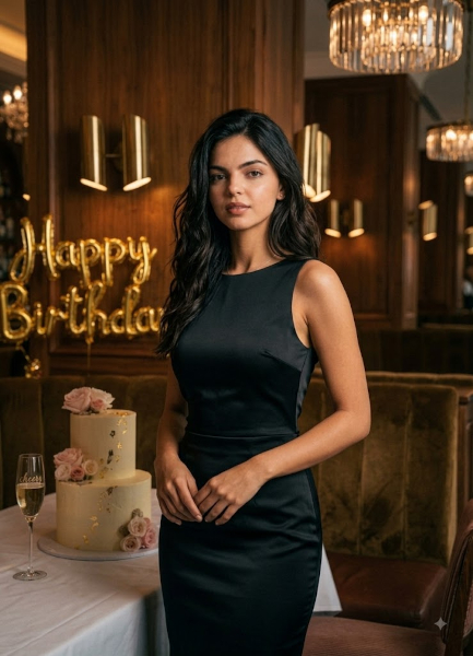 Black Dress Birthday