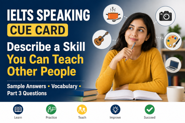 Describe a Skill That You Can Teach Other People IELTS Cue Card